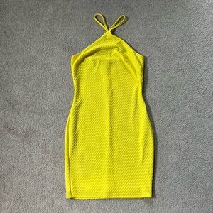 Yellow Cocktail Dress, Size 4